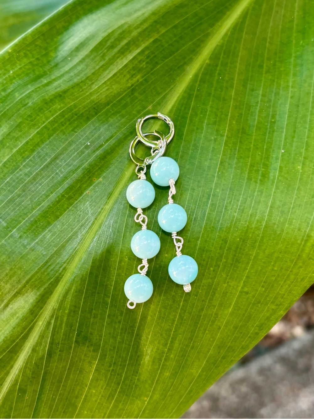 Amazonite Drop Earrings
